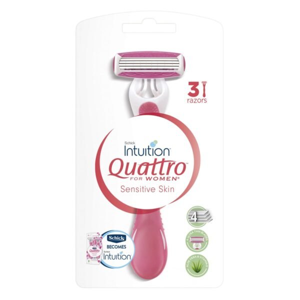 Schick Quattro Disposable Blades Multicolour 3 Blades – Wholesale & Export UAE