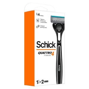 Schick Quattro Titanium Razor and Cartridges Kit Pack of 2 – Wholesale & Export UAE