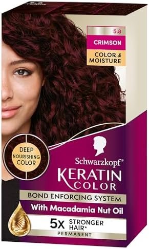 Schwarzkopf Keratin Color, Color & Moisture Permanent Hair Color Cream, 9.89 Crimson – Wholesale & Export UAE