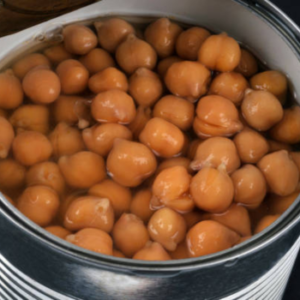Canned Natural Chickpeas in Water Peeled