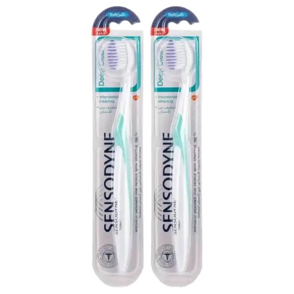 Sensodyne Deep Clean Tooth Brush, Soft, Pack of 2 – Wholesale & Export UAE