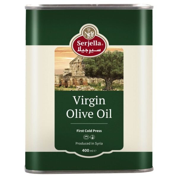 Serjella Virgin Olive Oil Tin, 400ml – Wholesale & Export UAE