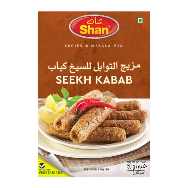 Shan Seekh Kabab BBQ Blend Recipe And Seasoning Mix 50g – Wholesale & Export UAE