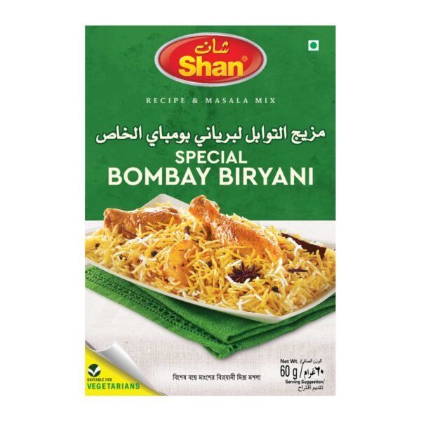 Shan Special Bombay Biryani Recipe And Seasoning Mix 60g – Wholesale & Export UAE