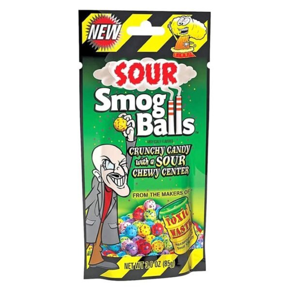 Shock Wave Sour Smog Balls Crunchy Candy, 85g – Wholesale & Export UAE