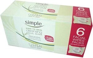 Simple-Cleansing-Facial-Wipes-Boxed-6-packs-x-25-wipes-Total-150-Wipes-2 Simple Cleansing Facial Wipes (Boxed 6 packs x 25 wipes) Total 150 Wipes – Wholesale & Export UAE