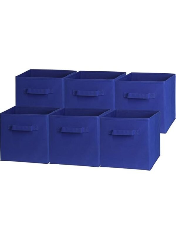Simple Houseware 6 Pack - Foldable Cube Storage Bin, Dark Blue – Wholesale & Export UAE