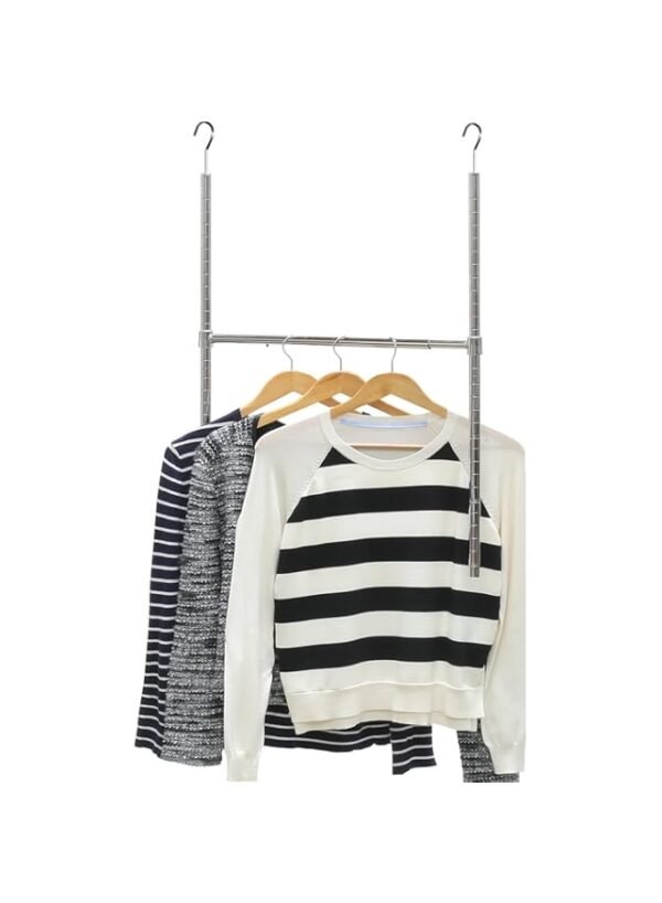 Simple Houseware Adjustable Closet Hanging Rod, Chrome – Wholesale & Export UAE