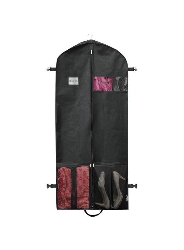 Simple Houseware Travel Garment Bags, Black, 60-Inch Long w/Pocket, Simple – Wholesale & Export UAE
