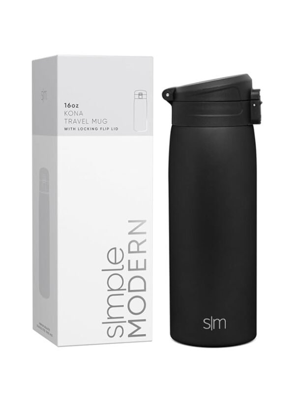 Simple Modern Insulated Thermos Travel Coffee Mug with Snap Flip Lid Leakproof Reusable Stainless Steel Tumbler Cup Gifts for Women Men Him  – Wholesale & Export UAE