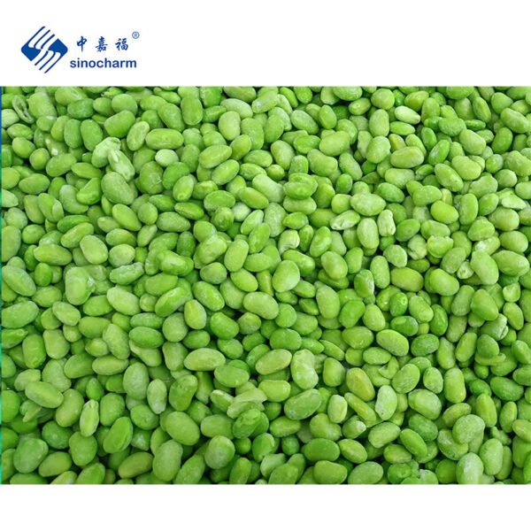 China Sinocharm Bulk Wholesale Price Halal IQF Edamame Beans Frozen Green Soybeans in 3 Pods From China