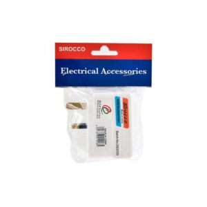 Sirocco 3 Way Adaptor No.WS928 White – Wholesale & Export UAE