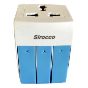 Sirocco 3 Way Adaptor With Switch White – Wholesale & Export UAE