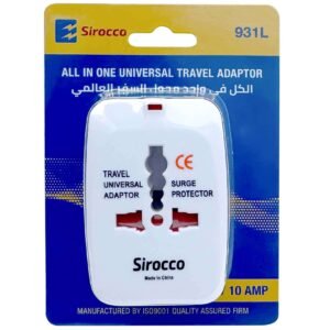 Sirocco Universal Multi Travel Adaptor 931W – Wholesale & Export UAE