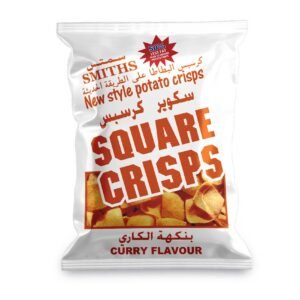 Smiths Curry Flavour Square Crisp Potato Chips, 100g – Wholesale & Export UAE
