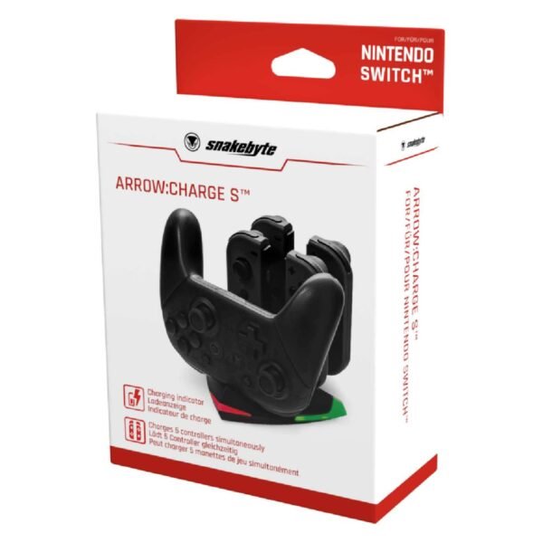 Snakebyte Arrow Charge S For Nintendo Switch Black – Wholesale & Export UAE