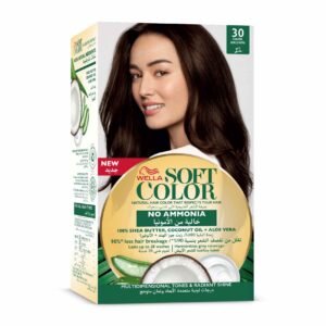 Soft-Color-Hair-Color-Kit-Shade-30-Dark-Brown Soft Color Hair Color Kit, Shade 30 Dark Brown – Wholesale & Export UAE