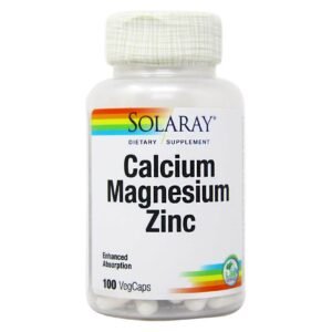 Solaray Calcium Magnesium Zinc Capsules Dietary Supplements Pack of 100 – Wholesale & Export UAE