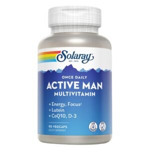 Solaray Once Daily Active Man Multivitamin Supplement Capsules, Pack of 90's – Wholesale & Export UAE