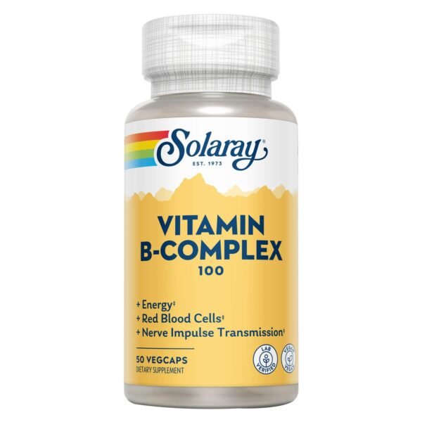 Solaray Vitamin B-Complex 100 Dietary Supplements 50 Capsules – Wholesale & Export UAE