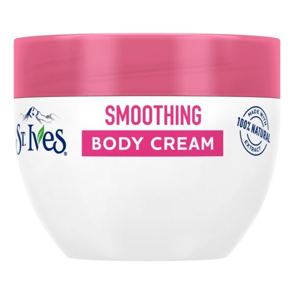 St. Ives Smoothing Body Cream with Rose Water and Argan Oil 300ml – Wholesale & Export UAE