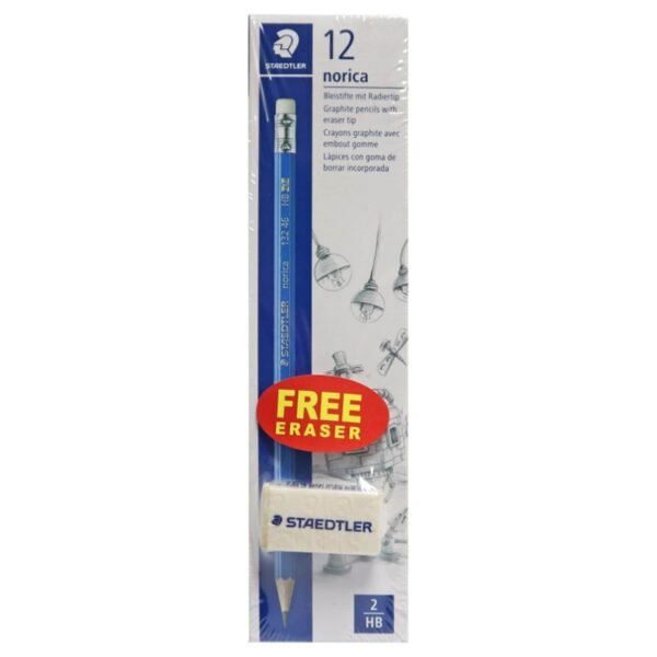 Staedtler Norica HB Pencil with Eraser – Wholesale & Export UAE