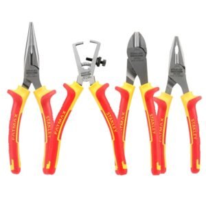 Stanley 4-84-489 Plier Set VDE (4 piece), Red/Yellow – Wholesale & Export UAE