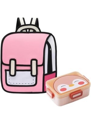Star Babies Back to School Value Pack Set (Kids School Bag with Lunch Box)-Pink – Wholesale & Export UAE