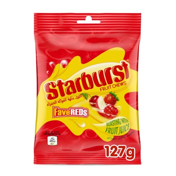 Starburst Fave Reds Fruit Chews Candy, 127g – Wholesale & Export UAE