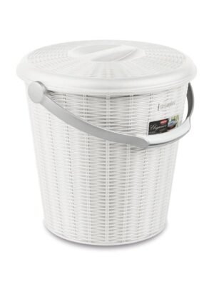 Stefanplast Elegance Dustbin With Cover White 30x29,5H – Wholesale & Export UAE