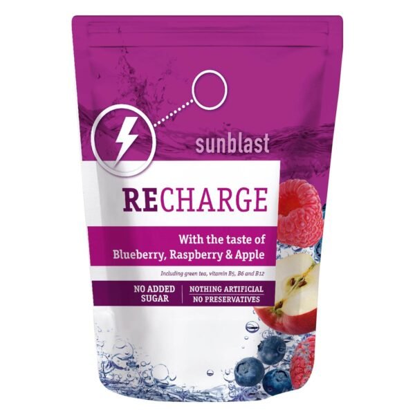 Sunblast Recharge with Blueberry, Raspberry and Apple Drink, 200ml – Wholesale & Export UAE