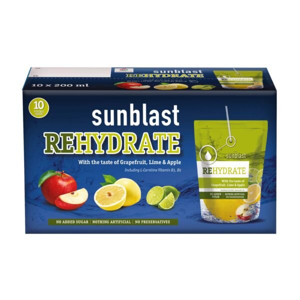 Sunblast-Rehydrate-with-Grapefruit-Lime-and-Apple-Drink-200ml-Pack-of-10-1 Sunblast Rehydrate with Grapefruit, Lime and Apple Drink, 200ml Pack of 10 – Wholesale & Export UAE