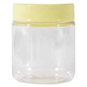 Sunpet Plastic Storage Jar Clear/Yellow 200ml – Wholesale & Export UAE