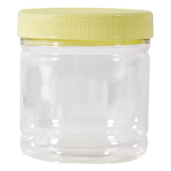 Sunpet Plastic Storage Jar Clear/Yellow 250ml – Wholesale & Export UAE