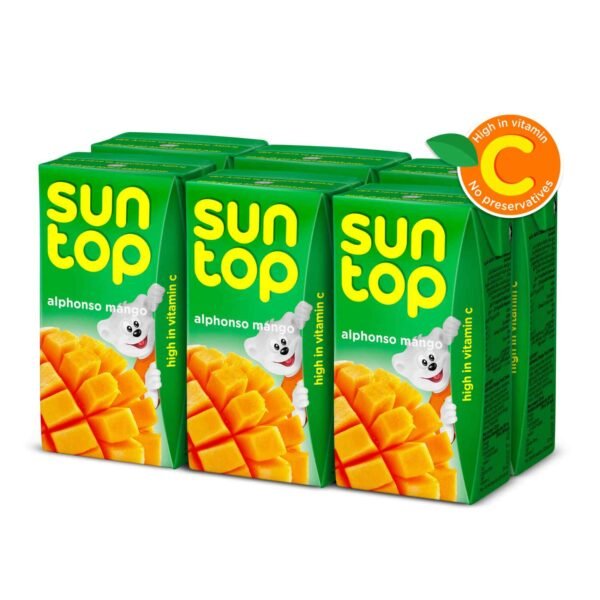 Suntop Alphonso Mango Juice, 125ml, Pack of 6 – Wholesale & Export UAE