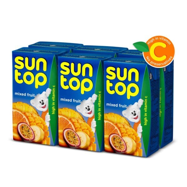 Suntop Mixed Fruit Juice, 125ml, Pack of 6 – Wholesale & Export UAE