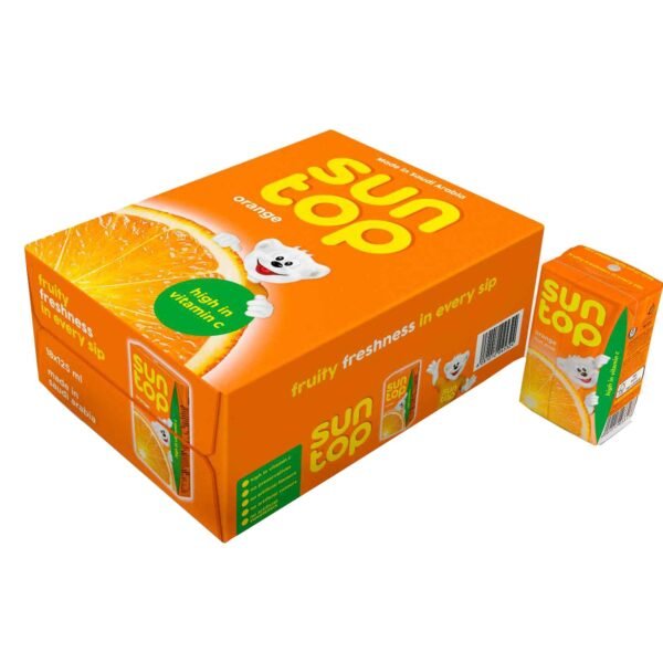 Suntop Orange Juice 125ml Pack of 18 – Wholesale & Export UAE
