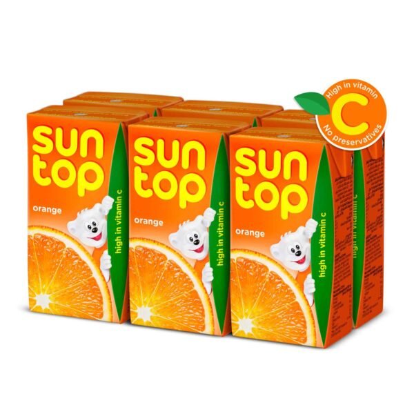 Suntop Orange Juice 125ml Pack of 6 – Wholesale & Export UAE