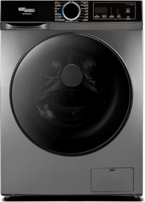 Super General 12Kg Fully Automatic Front Load Washing Machine, Inverter Motor, 1400 RPM, 15 Programs, Steam Function, Baby Care, Silver SGW1 – Wholesale & Export UAE