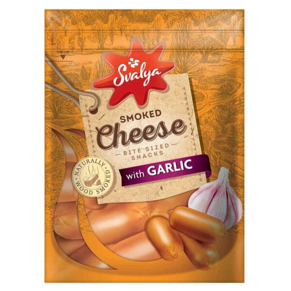 Svalya Smoked Cheese Snacks with Garlic, 75g – Wholesale & Export UAE