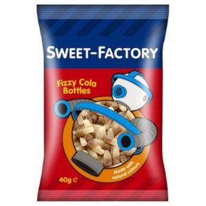 Sweet-Factory-Fizzy-Cola-Bottles-40g Sweet Factory Fizzy Cola Bottles, 40g – Wholesale & Export UAE