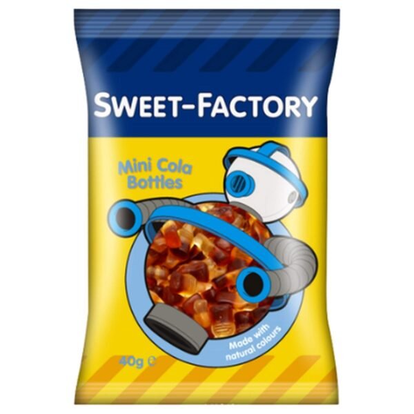 Sweet Factory Mini Cola Bottles, 40g – Wholesale & Export UAE