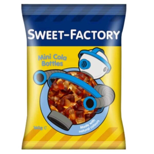 Sweet-Factory Mini Cola Bottles Candies, 160g – Wholesale & Export UAE