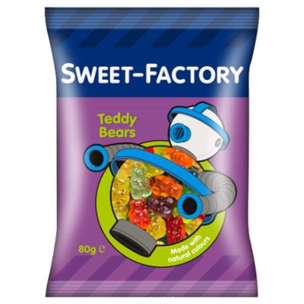 Sweet Factory Teddy Bears, 80g – Wholesale & Export UAE