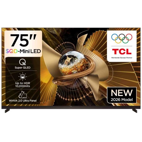 TCL 75-Inch 4K Ultra HD SQD Mini LED Google Smart TV, X11L, Black – Wholesale & Export UAE