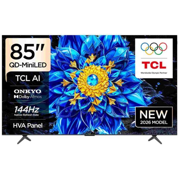 TCL 85-Inch 4K Ultra HD QLED Google Smart TV, P8L, Black – Wholesale & Export UAE