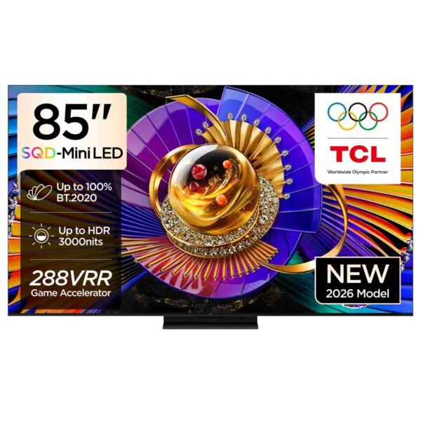 TCL 85-Inch 4K Ultra HD SQD Mini LED Google Smart TV, C7L, Black – Wholesale & Export UAE