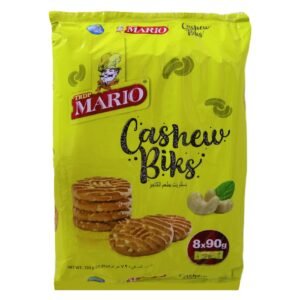 TRDP Mario Cashew Biks Biscuits 90g Pack of 8 – Wholesale & Export UAE