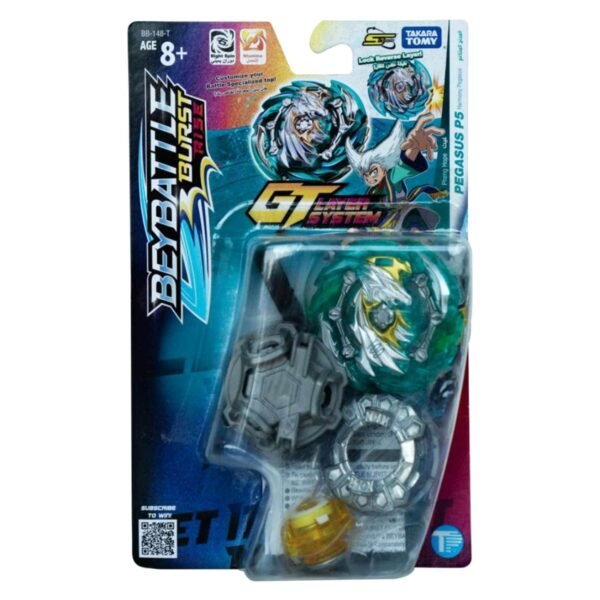 Takara-Tomy-BeyBattle-Burst-Rise-Pegasus-P5-Beyblade-Multicolour Takara Tomy BeyBattle Burst Rise Pegasus P5 Beyblade Multicolour – Wholesale & Export UAE