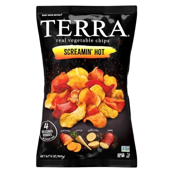 Terra Hot Real Vegetable Chips, 141g – Wholesale & Export UAE